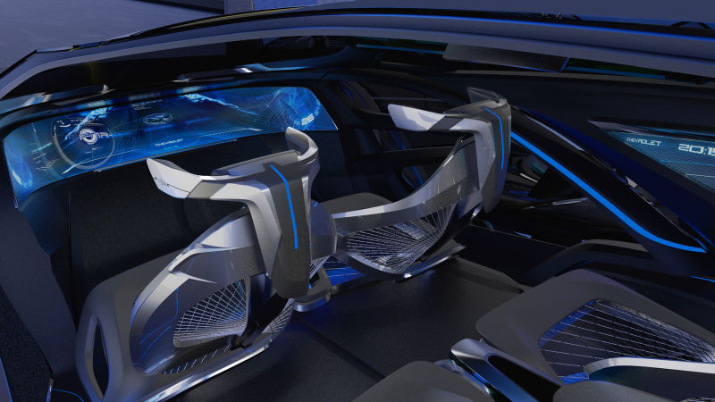 Illustration for article titled The Chevrolet FNR is the insane futuristic car, America deservesÂ